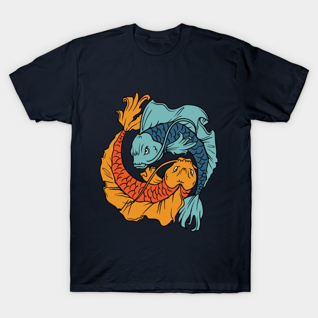 Koi YinYang T-Shirt by Verboten